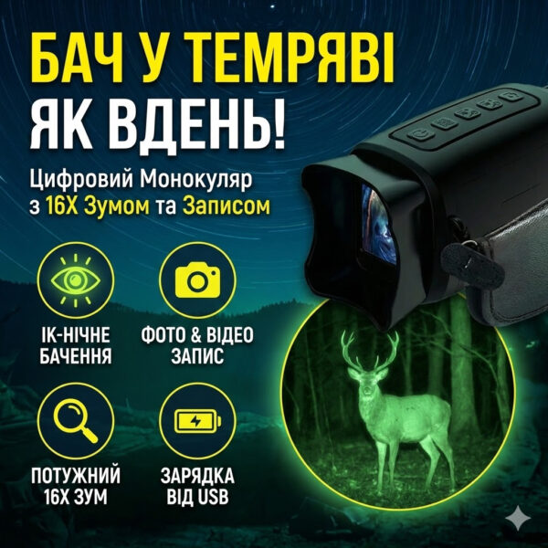 Монокуляр з нічним баченням